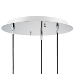 803050 Подвес PENTOLA 3х40W E14 ХРОМ/БЕЛЫЙ