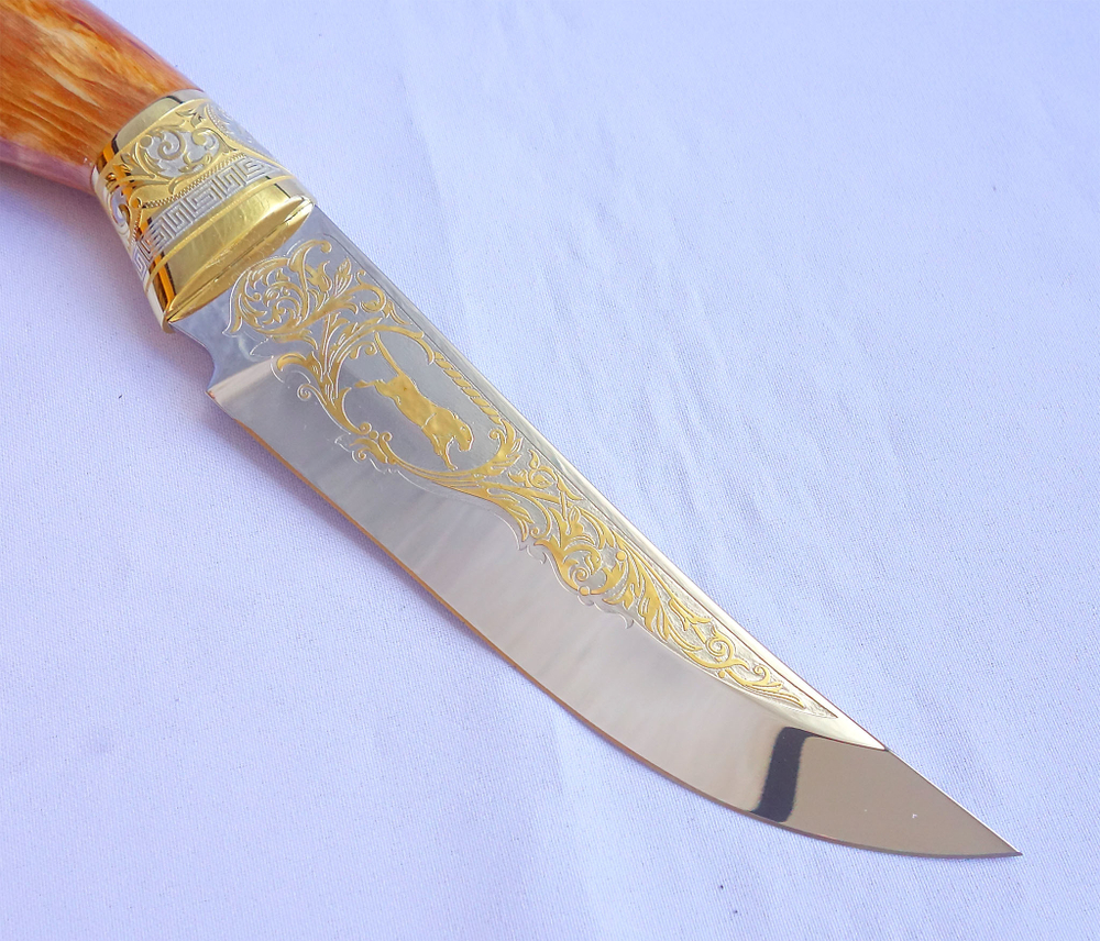 Нож " "С головой пантеры №1"