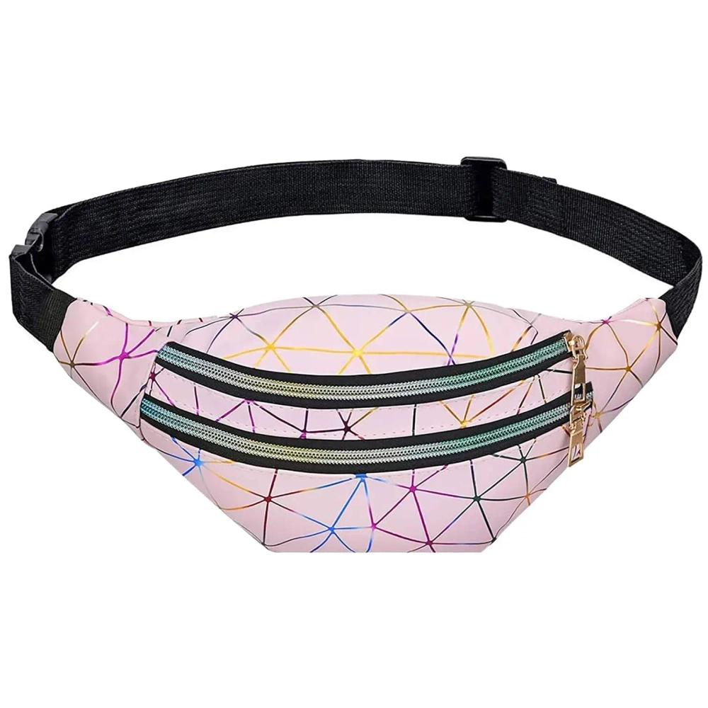 Сумка на пояс «Harizma», цвет пудровый, 31*12 см