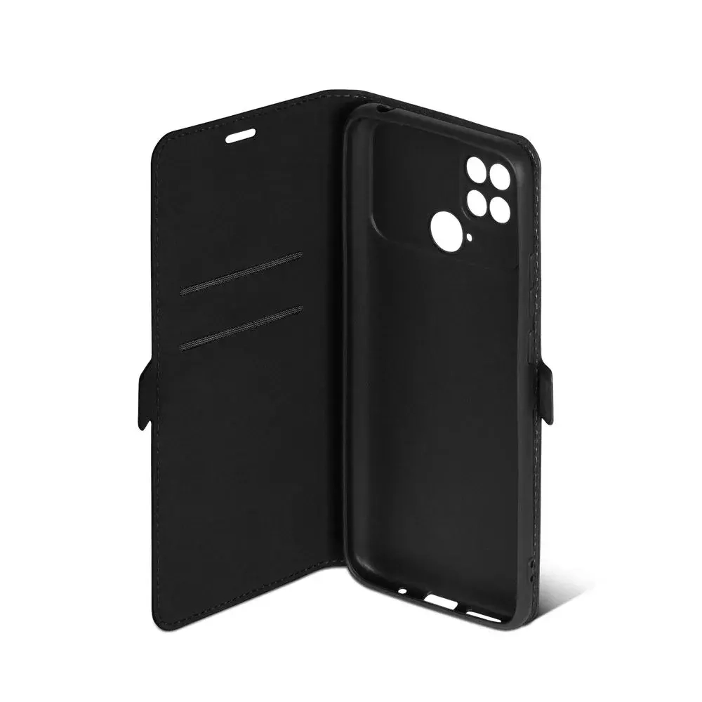 Чехол с флипом для Poco C40 Xiaomi  black DF