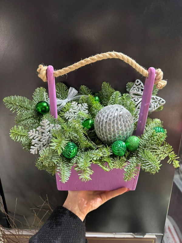 Композиция "Изумруд и рубин"