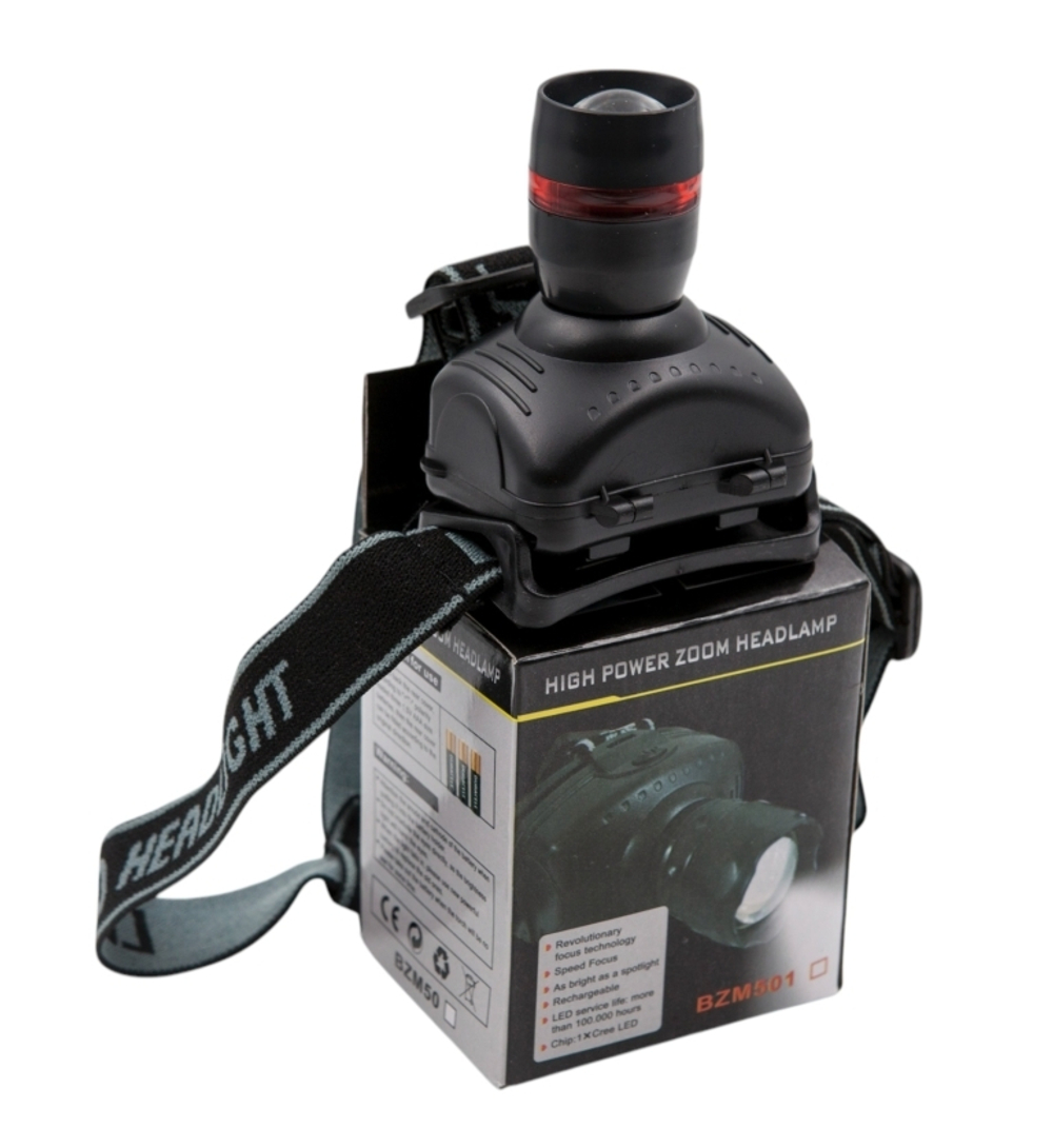 Налобный фонарь HIGH POWER ZOOM HEADLAMP BZM 501