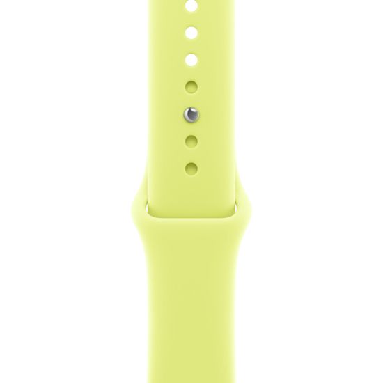 Умные часы Apple Watch Series 11 46 мм Aluminum Серебристый Sport Band Желтый Неон Silver / Neon Yellow