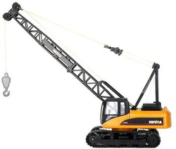 Радиоуправляемый кран масштаб 1:14 2.4G - HN1572 , обновленная модель с lion аккумулятором , новинка 2025г