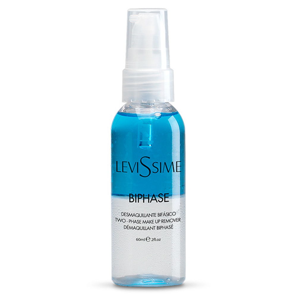 Двухфазное средство для удаления макияжа pH 7,0-7,5 Levissime Bi-Phase Make-Up Remover 60мл