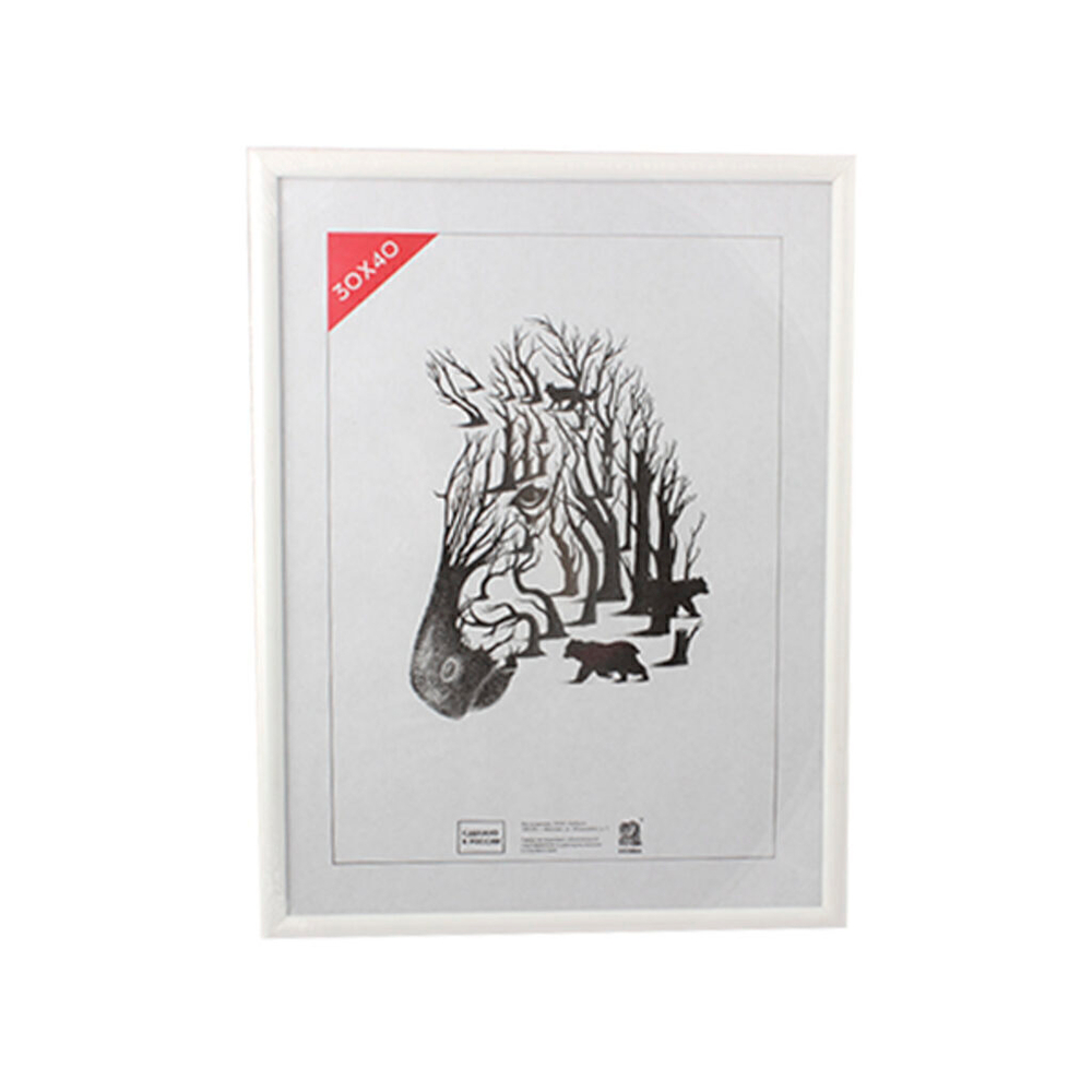 Фоторамка пластик 30*40 500 (Белая)