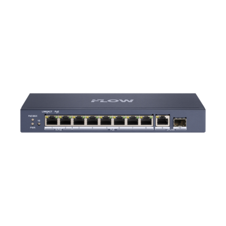 Коммутатор на 10 PoE портов iFlow F-SW-EU610HPOE-V