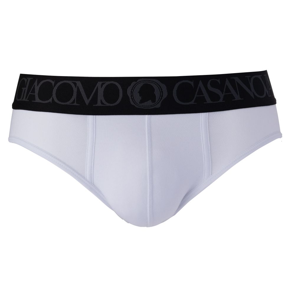 Мужские трусы брифы белые CASANOVA 0001B