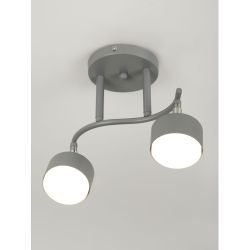 Светильник настенно-потолочный спот Rivoli   7077-702 2хGX53 15 Вт поворотный