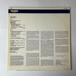 Винтажная виниловая пластинка LP Uuno Klami, Helsinki Philharmonic Orchestra, Jorma Panula, Arto Noras, Kalevala Suite, Op. 23 / Fantaisie Tsch r misse, Op. 19 (Финляндия 1979)