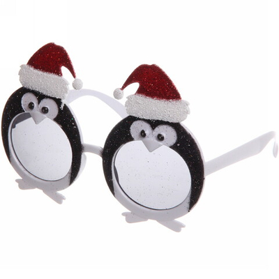 Очки карнавальные «Новогодние пингвины»