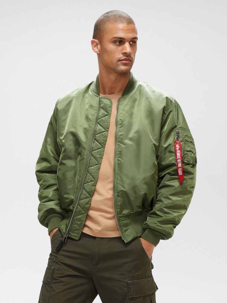 Бомбер Alpha Industries MA-1 Blood Chit Зелёный