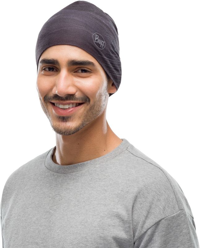 Двухслойная полиэстровая шапка Buff Hat reversible polyester Speed Black Фото 2