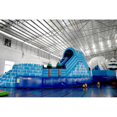 Надувной наземный аквапарк «Морское царство» 15*15*6 м