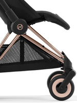 Коляска Cybex Coya Rosegold Frame Aton S2 i-Size Lava Grey Sepia Black с дождевиком и бампером