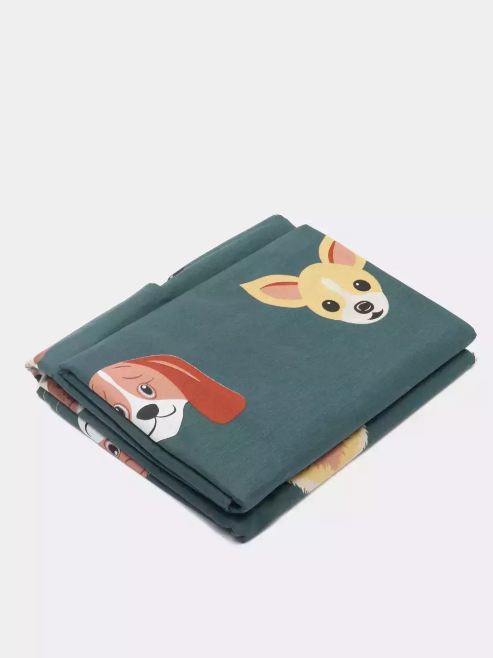 Постельное белье Сказка "Dogs /Жизель" 2-спальный на молнии Наволочка 50х70 см 2 шт Простынь 240х215 , перкаль