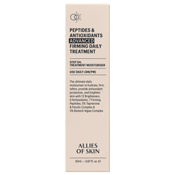 ALLIES OF SKIN Peptides & Antioxidants Advanced Firming Daily Treatment Усиленный укрепляющий пептидный крем с антиоксидантами, 20 мл