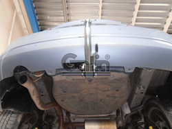 Фаркоп оцинкованный Galia C066A для Chevrolet Cruze седан/хетчбек 2009-2016(паспорт и сертификат в комплекте)(без электрики)