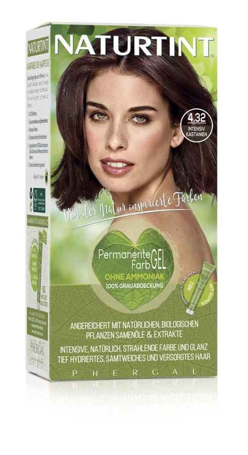 Краска для волос Naturtint 4.32 Интенсивный каштановый, 165 мл