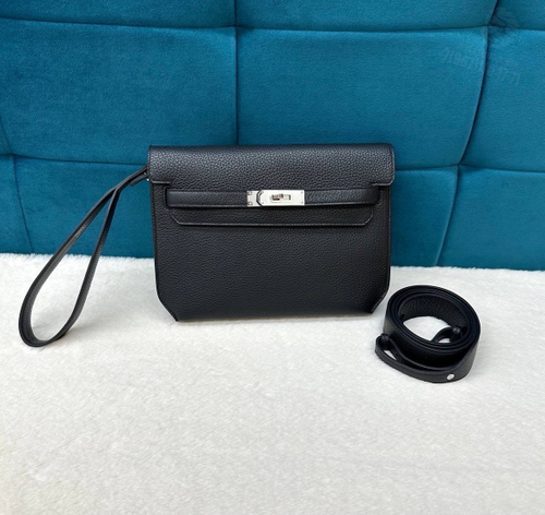 Сумка через плечо Hermes Kelly Depeches 25 Noir