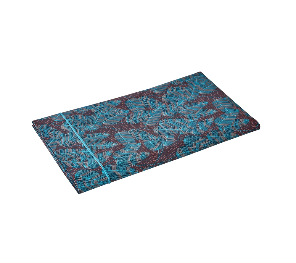 Постельное белье 2 спальное евро Blanc des Vosges Automn Bleu Ceruleen Франция