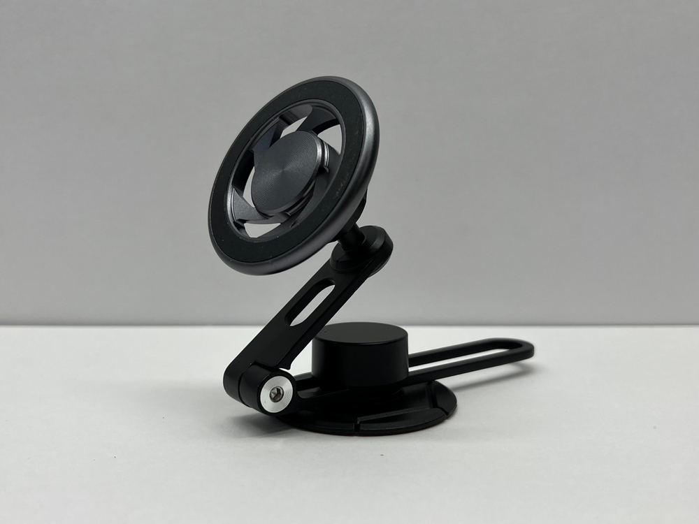 Держатель для телефона автомобильный в машину, на панель, с кольцом MagSafe, клеящаяся платформа, скотч + магнит, S55-M142, Цепкий (1 шт.)