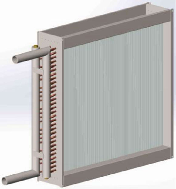 Теплообменник TEW 03.12.C0 вода 3 ряда / BАН (R9,52) 12/3