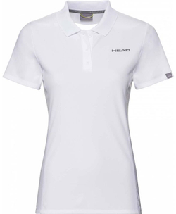 Женское поло Head Club Tech Polo Shirt W - white
