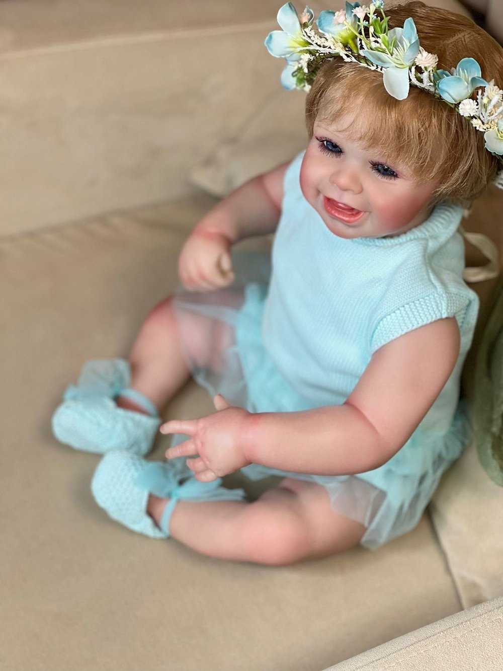 Кукла Реборн мягконабивная 50см в пакете (FA-749)