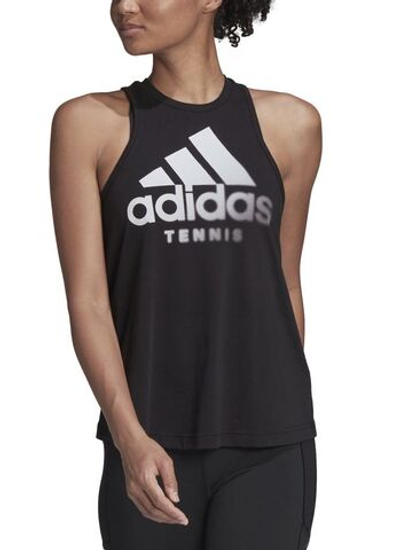 Женский топ теннисный Adidas W TNS Cat G TK - black