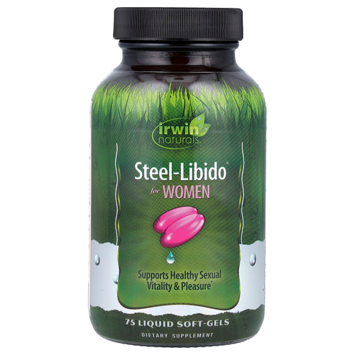 Irwin Naturals, Steel-Libido® для женщин, 75 желатиновых капсул