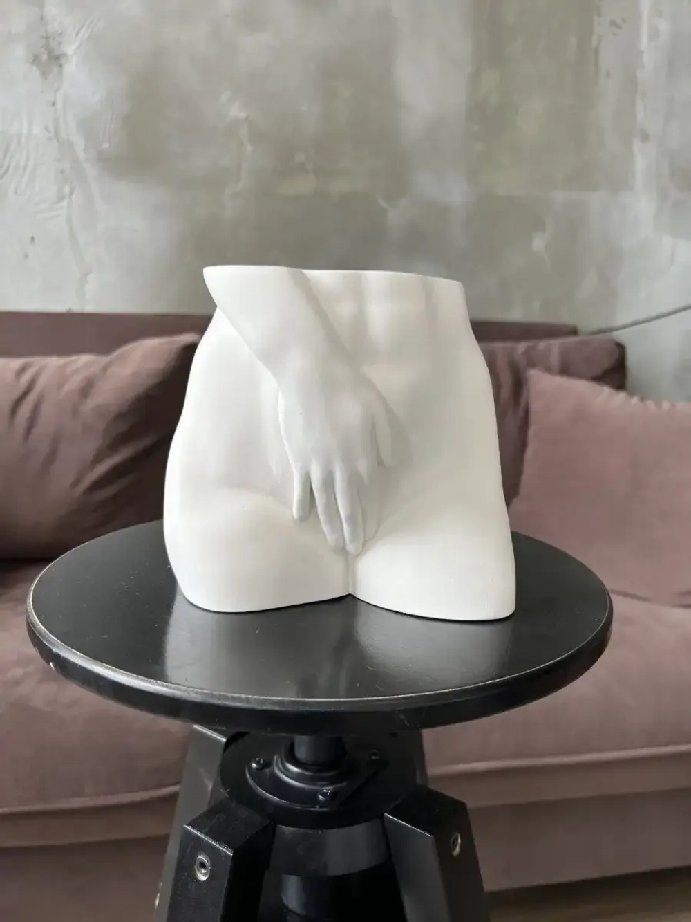 Кашпо Женское тело Горшок  Ваза скульптура декор для дома