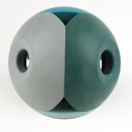 Игрушка для собак из резины "Мяч с колокольчиком", d75мм, Triol