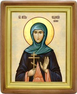 Евдокия Назина святая мученица. Икона на холсте.