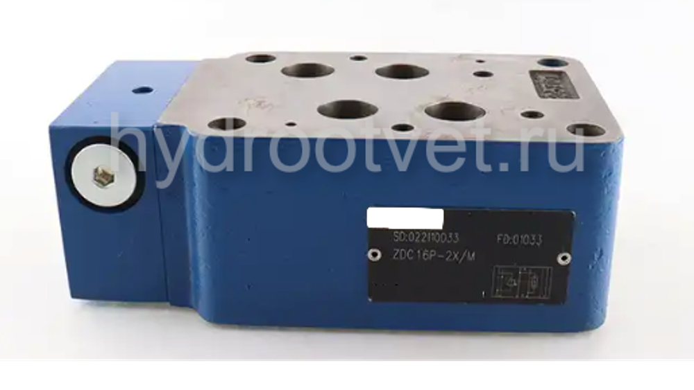 ZDC16P-2X/M - Компенсатор давления Ду16, канал управления X - внутренний