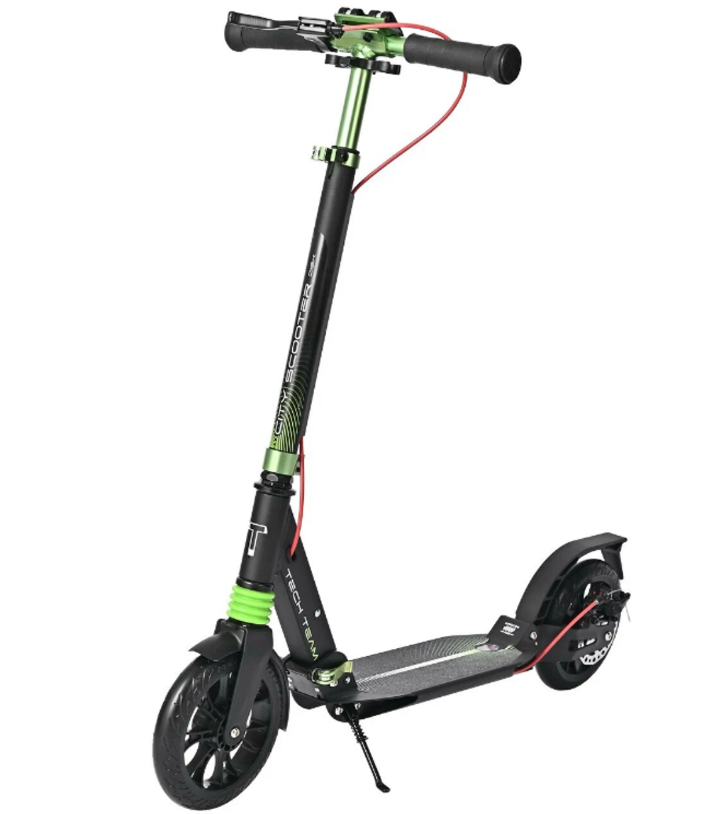 Самокат ТТ City scooter Disk Brake green