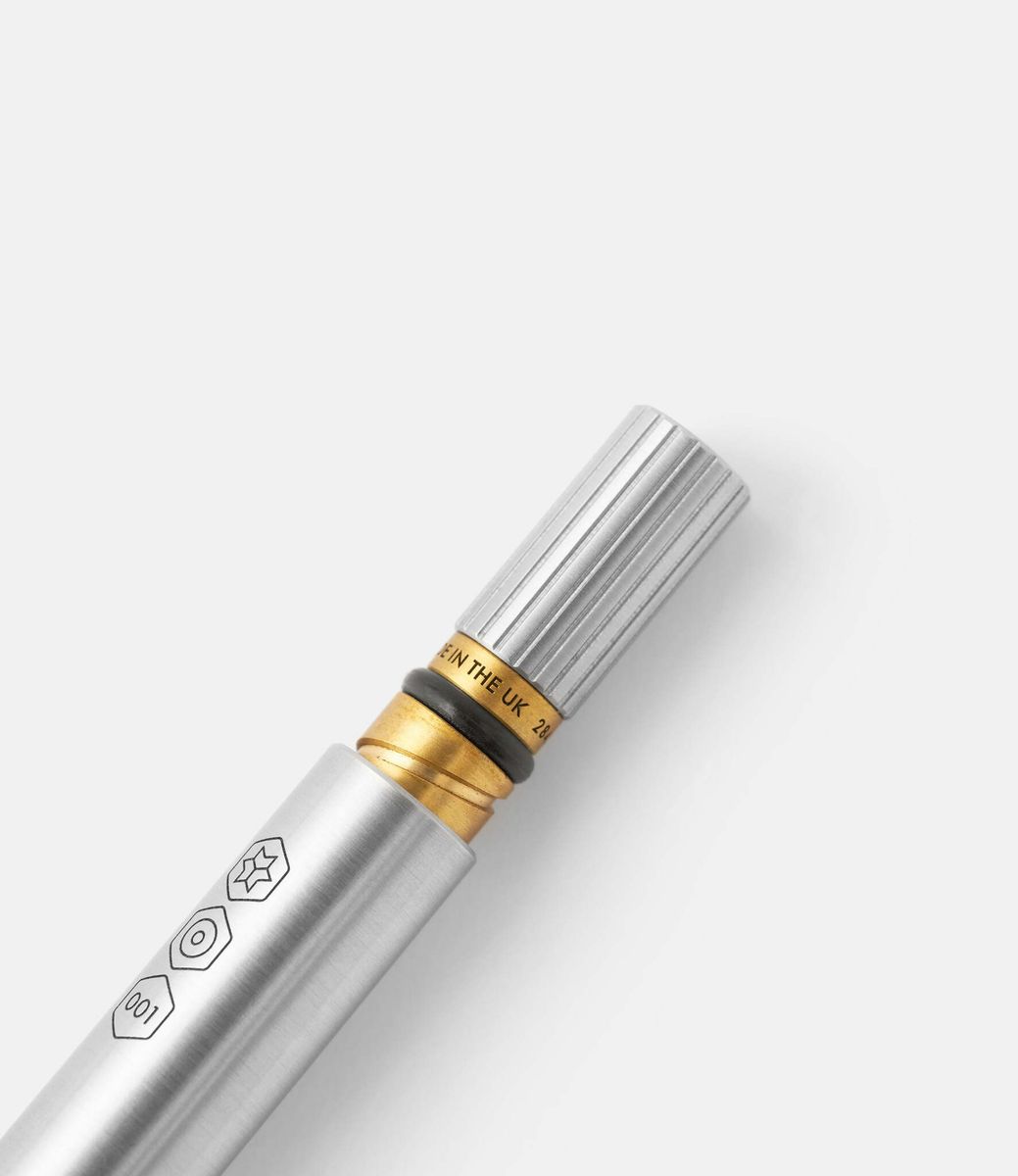 Ajoto The Pen Aluminium Natural Brushed — ручка-роллер из алюминия