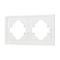 Рамка пластиковая FRM-TENDO-SFPL-2-WH Arlight 054649