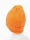 Шапка женская зимняя, цвет оранжевый, размер 52-56
