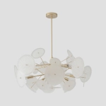 Люстра на штанге Crystal Lux DANDELION SP10 GOLD