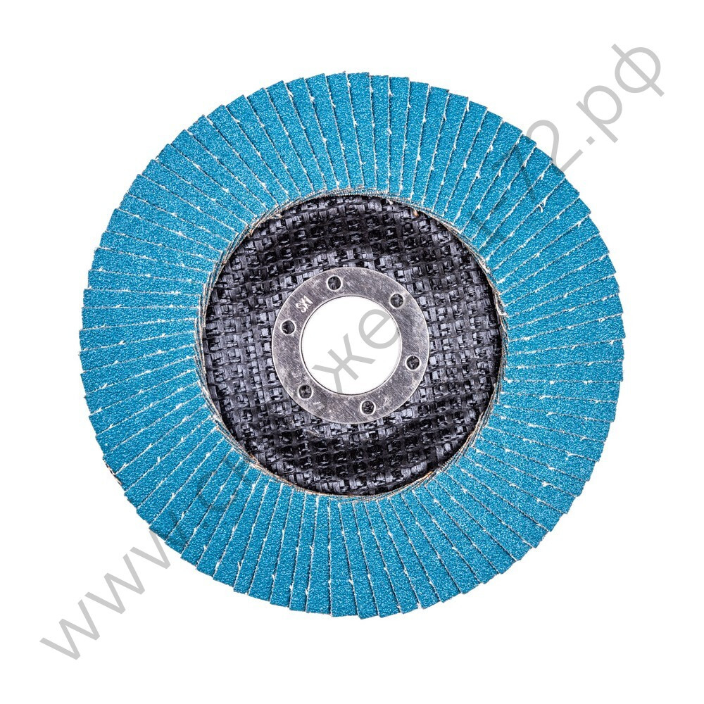 Круг лепестковый для шлифования по нержавеющей стали FTL Ergo цирконий 29 125 х 22,2 мм P120