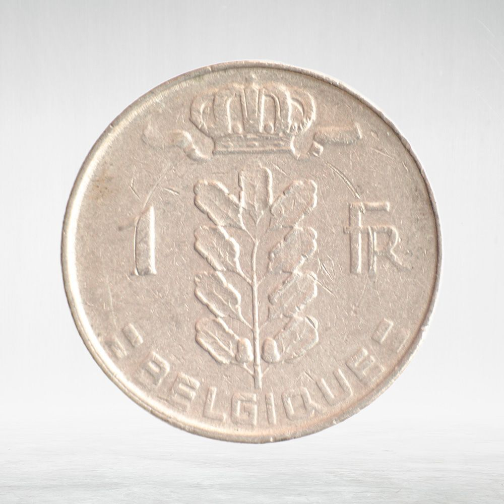 Belgium, 1 Franc (French Text), 1965, VF
