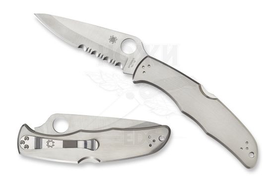 Складной нож Spyderco Endura 2 C10PS c клинком из стали VG-10, рукоять Stainless Steel