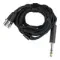 ZMF Atrium LTD Green Ish Leather 4-pin xlr ofc cable + 6.35mm