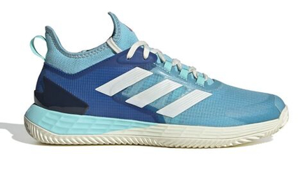 Мужские кроссовки теннисные Adidas Adizero Ubersonic 4.1 Clay - light aqua/off white/flat aqua