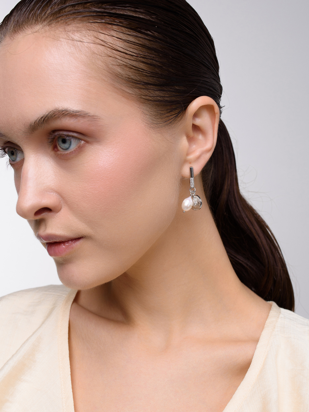 Серьги "Eye royal" Silver