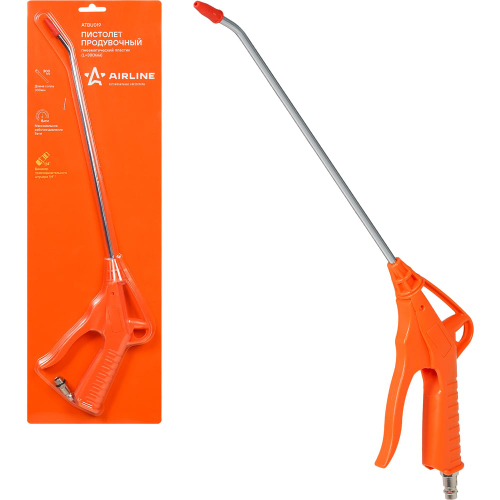 Пистолет продувочный пневматический пластик L=300мм ATBU019 AIRLINE