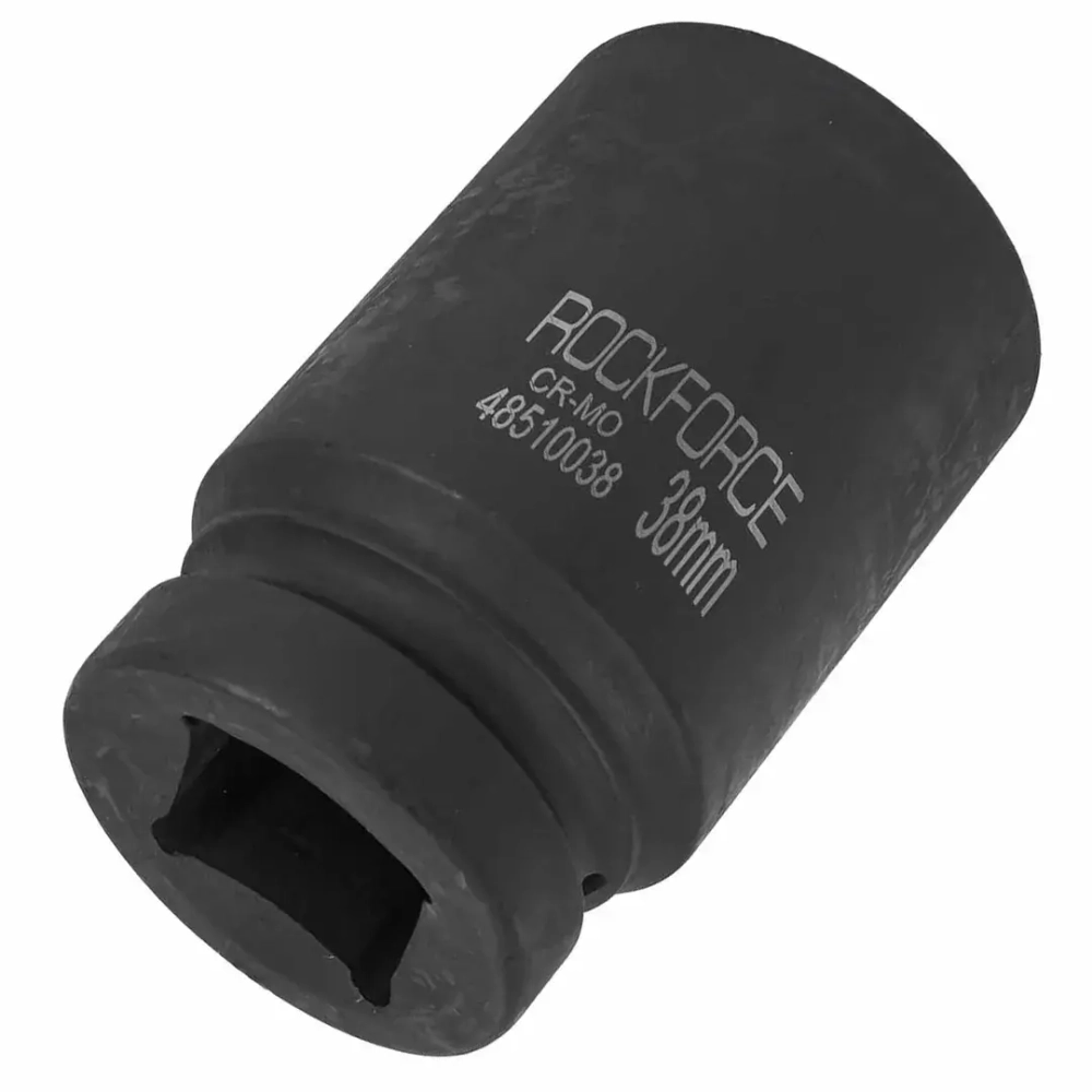 Головка ударная глубокая 1'', 38мм (6гр.) RockForce##Rock FORCE RF-48510038
