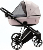 Детская коляска Adamex Belissa Special Edition 2 в 1 B-PS590 (РОЗ С БЛЁСТ ХРОМ.РАМ)