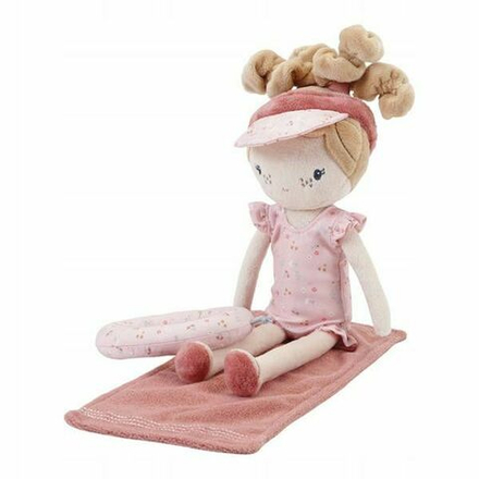 Мягкая игрушка Little Dutch Mila 35 cm - Мягкая кукла-обнимашка Мила 35 см с кругом для купания и полотенцем - Little Dutch LD4551
